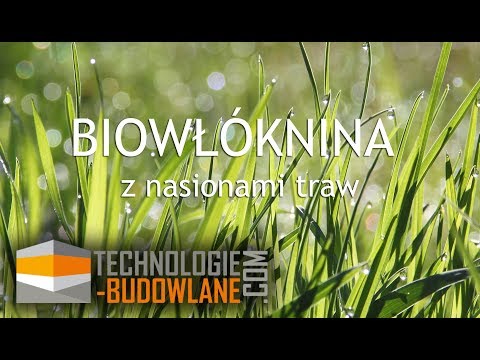Biowłóknina – biomata z nasionami traw